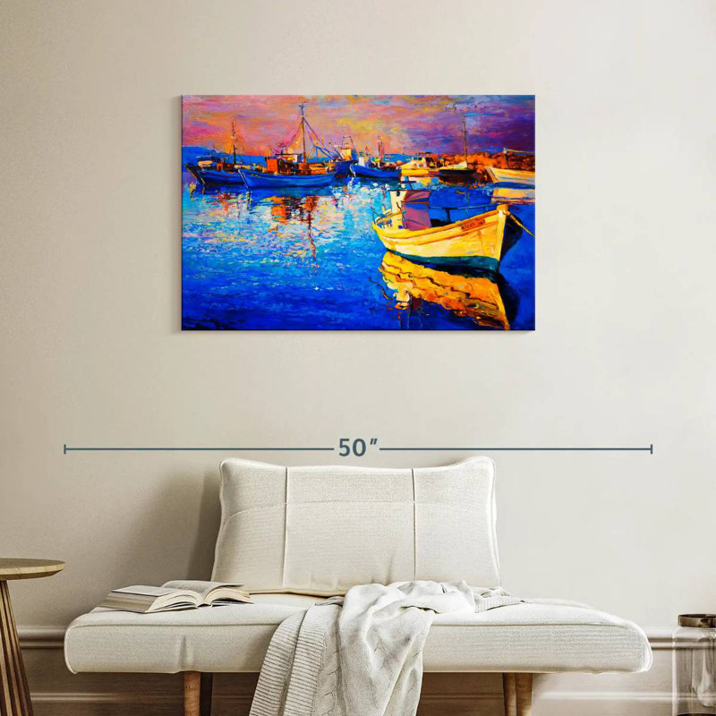 Mehar Sunset Oil, 24" H x 36" W