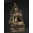 Brass Green Tara Goddess Statue, 14 in. Tall     Tibetan Buddhist Figurine for Meditation Room & Spiritual Altar