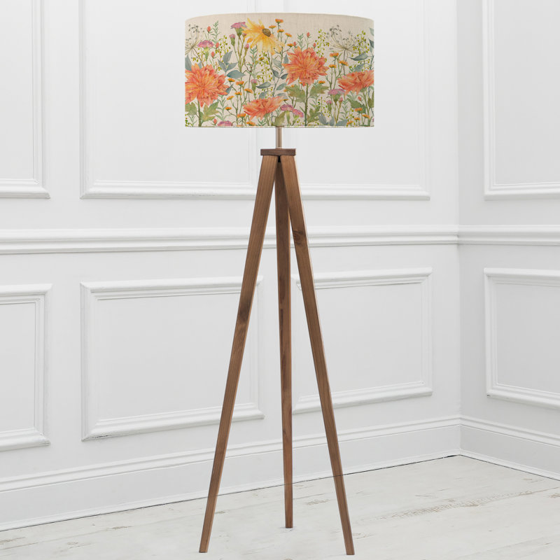 Aratus Nut Floor Lamp & Delamere Eva Shade