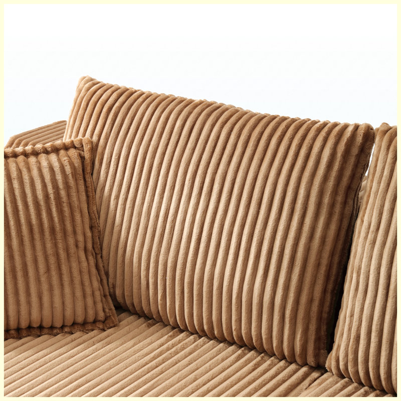 83" Oversized Double Chaise Lounge