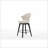 2PCS Chenille 25"Wing Back Swivel Bar Stools-1007985827
