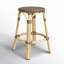 Tabouret de bar et de comptoir en rotin tissé à la main Alastair-799526606-799526601