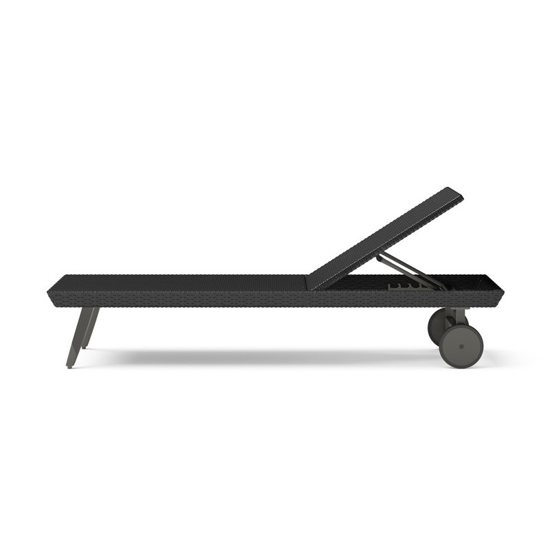 81" Long Reclining Slat Seat, Gray