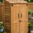 4 ft. W x 2 ft. D Garden Chalet Cedar Wood Tool Shed