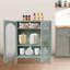 Buffet en fer forgé crème vert-106974273