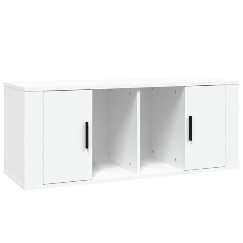 Karnesha Unfinished TV Stand, White