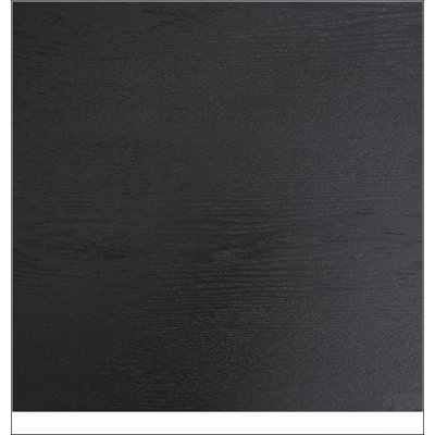 Coffee Table Black Oak Wood Surface and Black Metel Feet