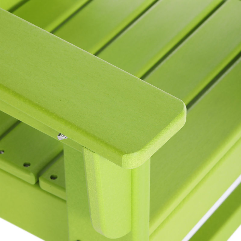 Chaise Adirondack en poly Lagune pour enfants Laguna, Limette
