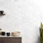 Bianco Dolomite 4" Hexagon Polished Marble Mosaic Tile