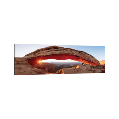 Mesa Arch At Sunrise I, Canyonlands National Park, Utah, USA by Matteo Colombo - Panoramic Print on Canvas