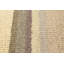 Tapis rayé multicolore en laine touffetée à la main