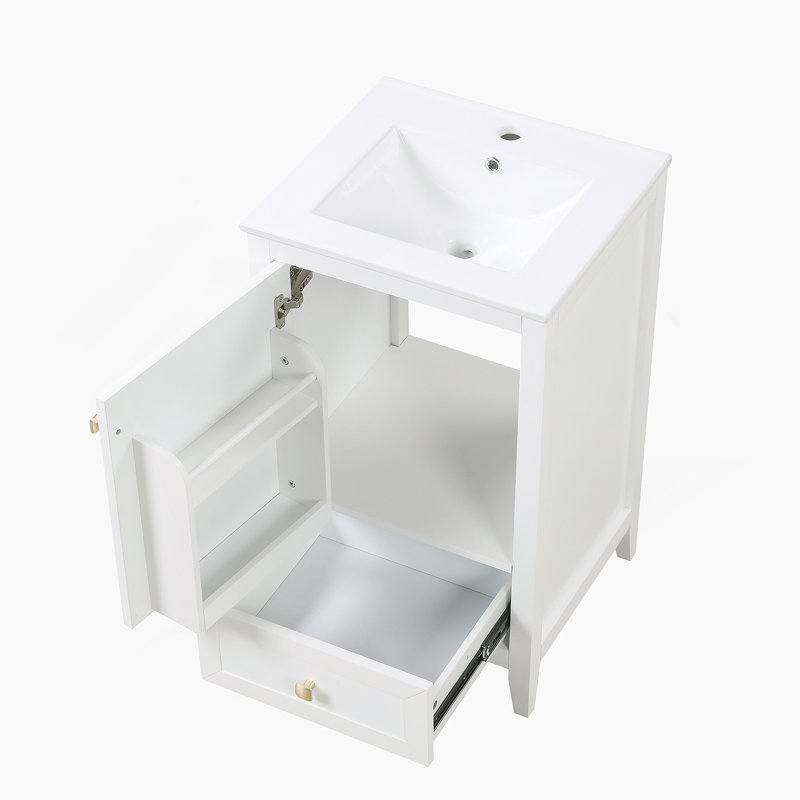 20" Storage Bathroom Vanity with Sink