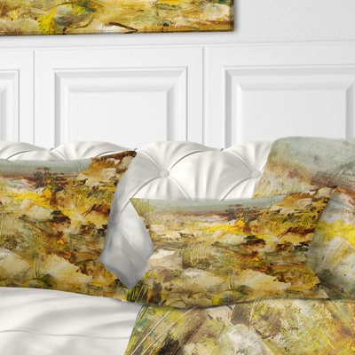 Coussin lombaire en paysage de pierres
