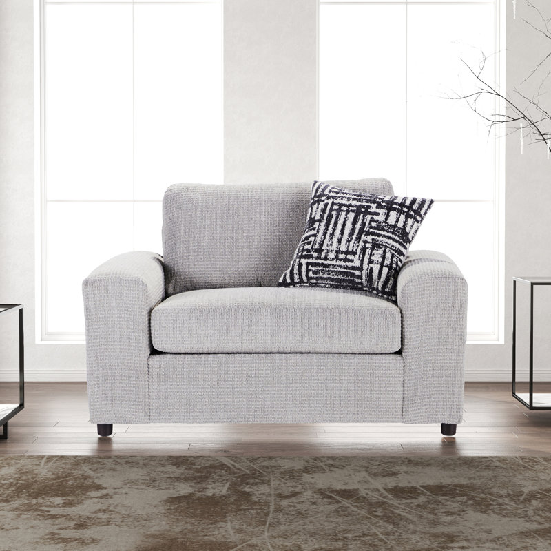 Fauteuil Cudford Cudford, Mélange de polyester gris