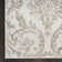 Cristiaan Damask Machine Woven Polypropylene Area Rug in Beige