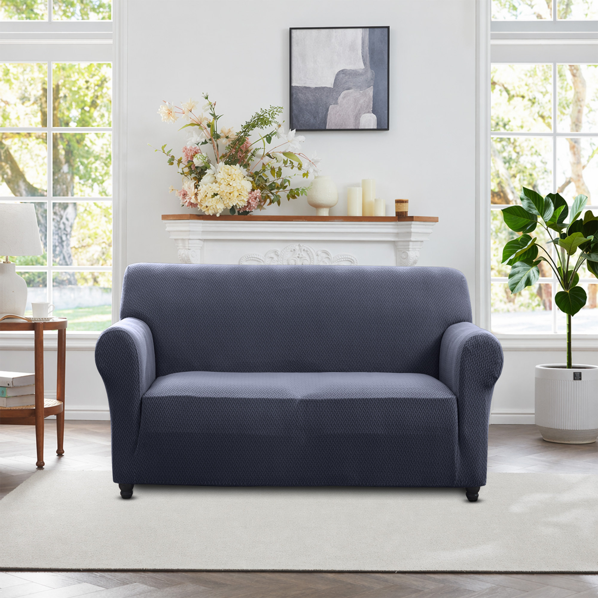 17 Stories Premium Quality Spandex Sofa Cover Elastic Slipcover Soft