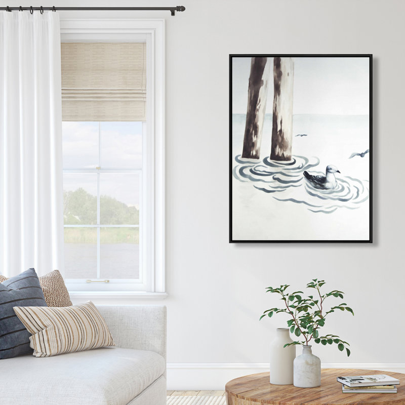Seagull Print On Canvas