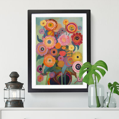 FRM-V0523-951X Flowers Orphism Style Vol.4 - Print