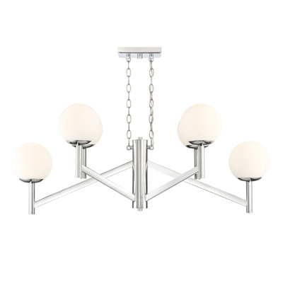 Pomeroy 6 - Light Dimmable Tiered Chandelier
