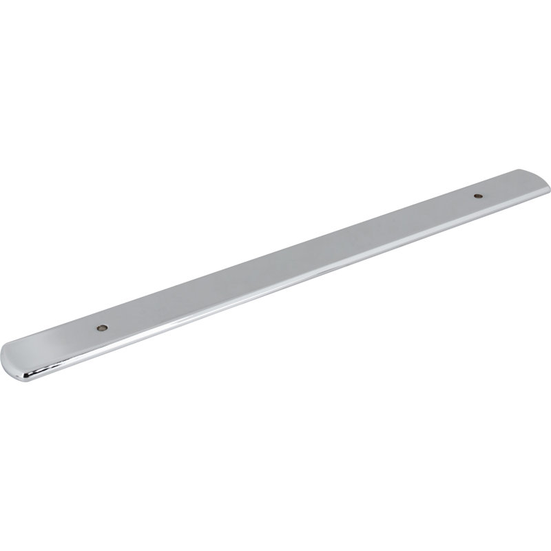 Wescott Pull Backplate, Polished Chrome