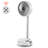 8 inch Foldable Rechargeable Oscillating Fan 3 in 1 Remote 8 Speeds