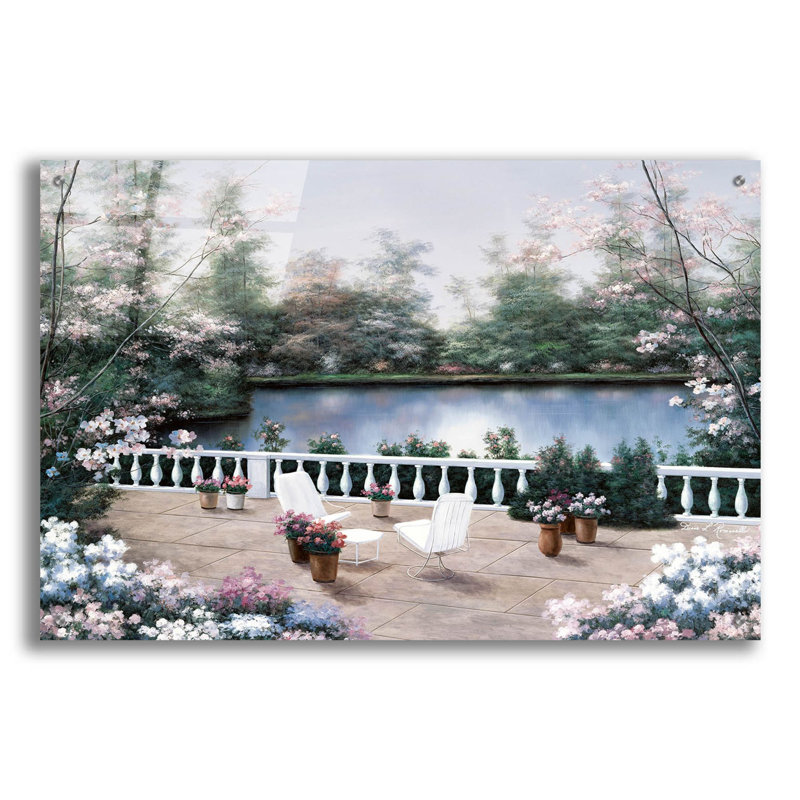 «Terrace View On» par Diane Romanello, H 24 po x l 36 po x P 0,2 po