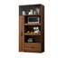 Armoire de cuisine de 70,87 po de hauteur avec tablette de rangement coulissante multifonctionnelle à plusieurs niveaux, 1 tiroir, avec porte en verre à cadre en aluminium, cloche à nourriture autoportante avec support pour micro-ondes pour salle à manger