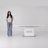 Wolcott Areza Luxury White High Gloss Extendable Dining Table - 6 to 8 Seat Dining Table