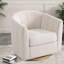 Chaises d'appoint pivotantes avec rangement, chaise de maison moderne en bois de chenille