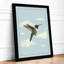 Hummingbird in Flight Modern - Framed Print-1916159013-1916159454