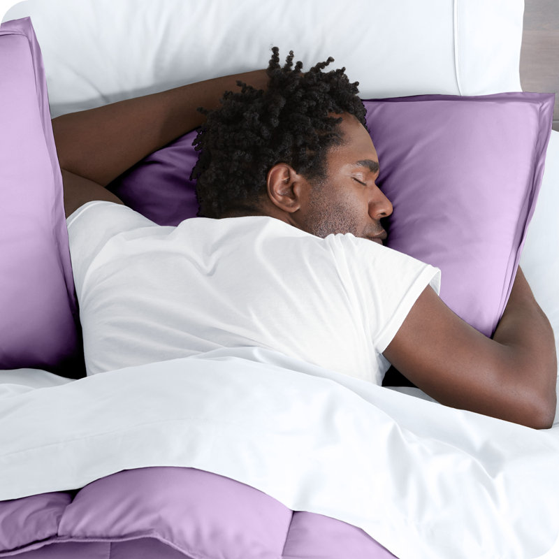 King Size Dark Blue Microfiber Duvet Cover Set