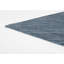 Tapis en laine touffeté à la main à motif abstrait bleu marine / blanc Wendell-2134038344