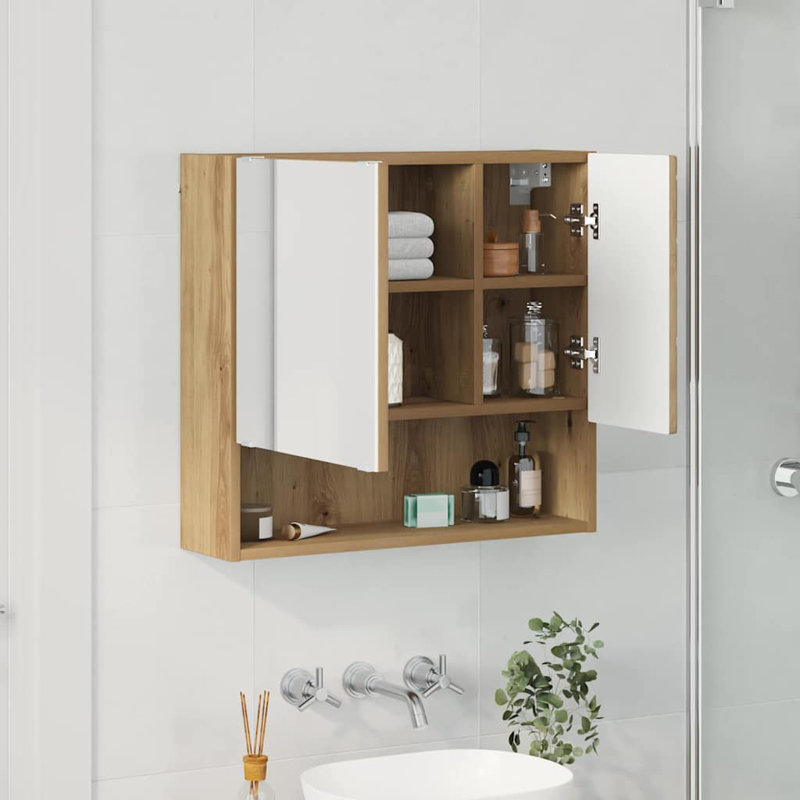 Bathroom Cabinet, Artisan Oak
