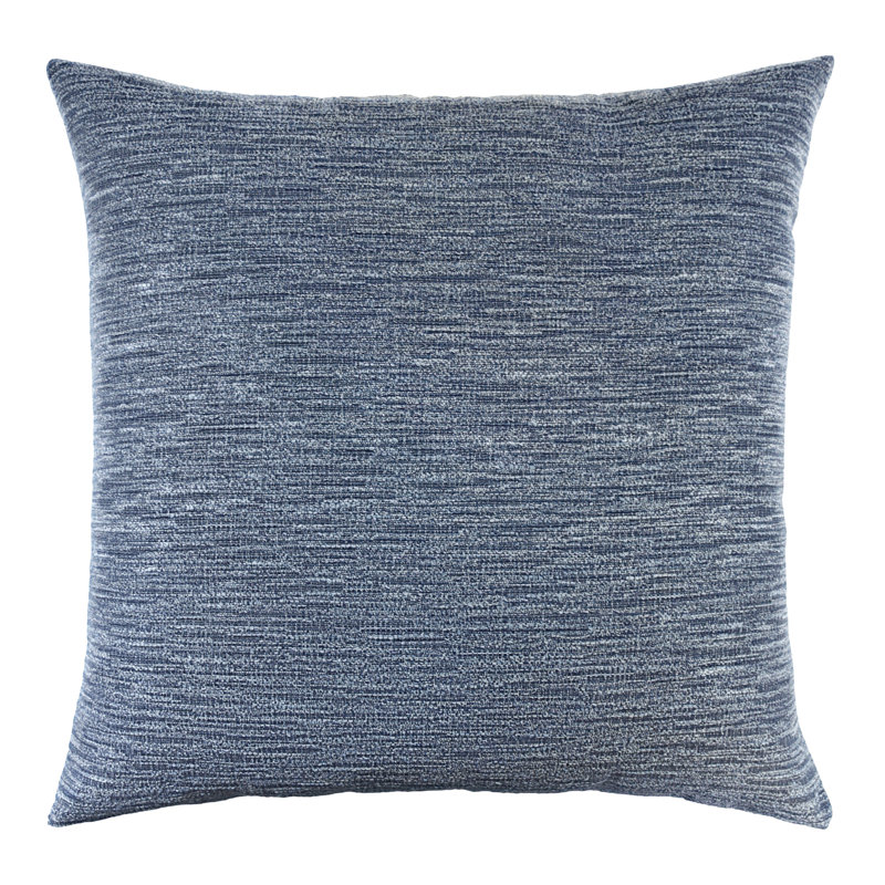 Molto Lumbar Indoor/Outdoor Pillow Cover & Insert, Navy, Square 18"