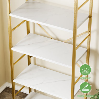  Sigourney 67'' H x 23.6'' W Etagere Bookcase