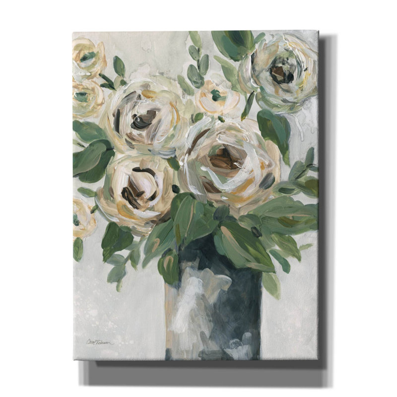 Profondeur florale par Carol Robinson, H 16 po x l 12 po x P 0,75 po