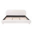 Upholstered Bed With Boucle Fabric-130530406