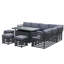 Morvan 9 - Person Patio Dining Set Rectangular Table with Cushions Included