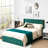Haraway Upholstered Metal Platform Bed-1490635035