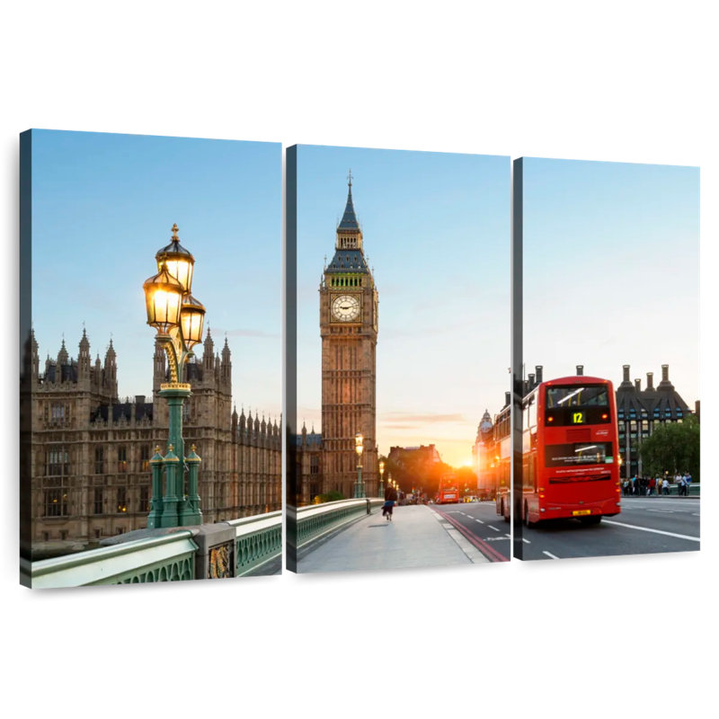Rorry London Morning, 48" H x 74" W
