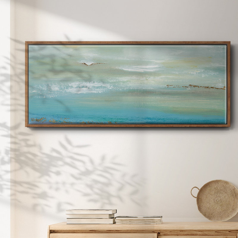 Distant Horizon- Framed Canvas, 8" H x 20" W