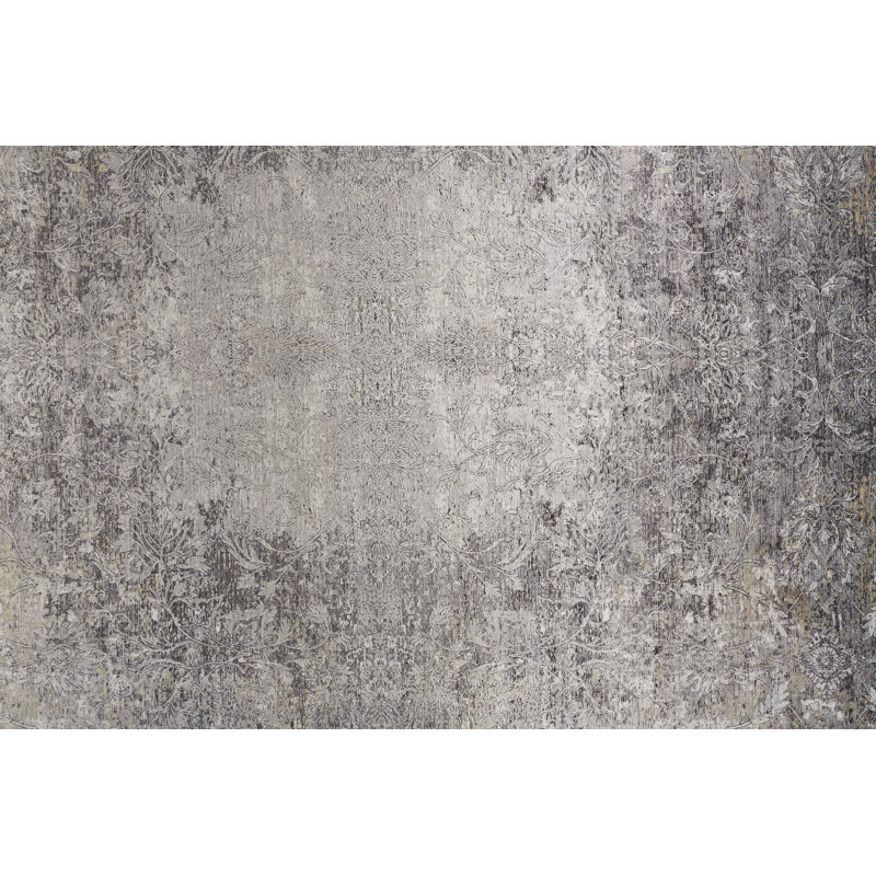 Viscose Oriental Indoor Rug, Runner 2'8" x 12'