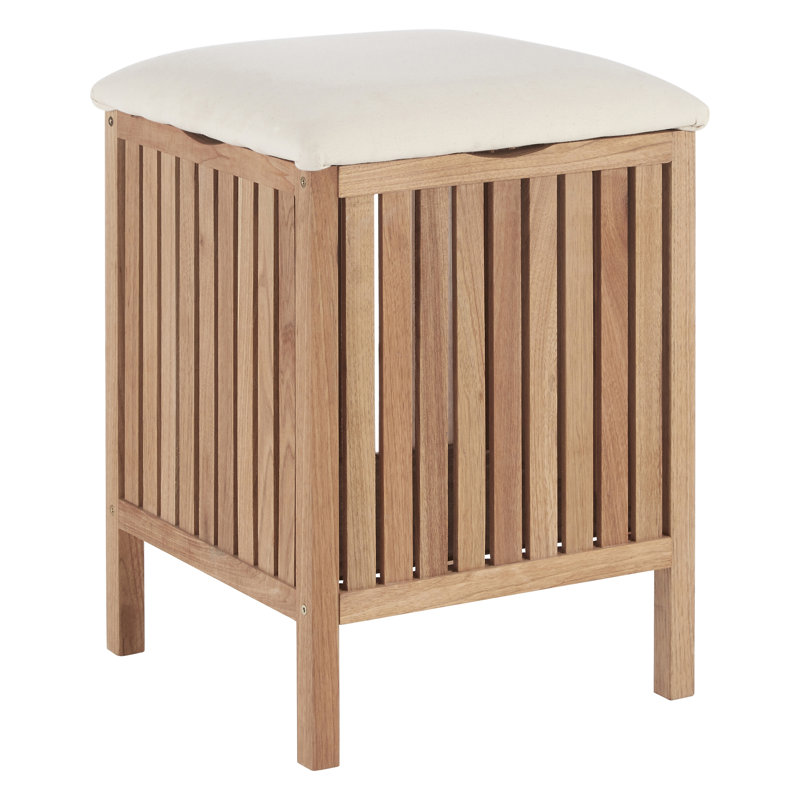 Edward Solid Wood Accent Stool