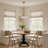 1-Copper glass flower shaped dimmable pendant light