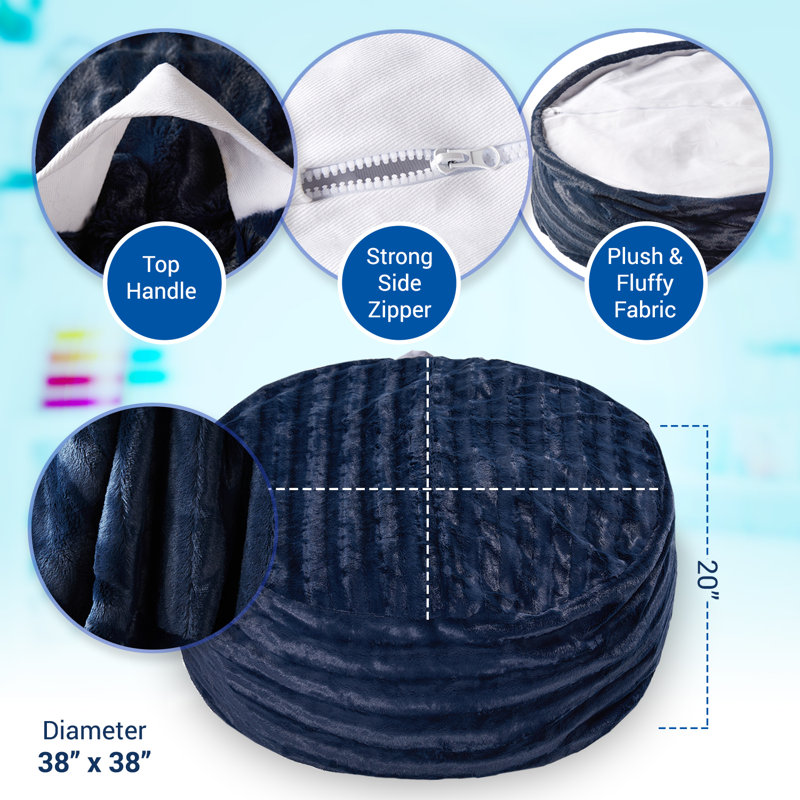Cheer Bean Bag Cover, Blue