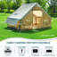 Tente de camping gonflable et imperméable avec pompe, ouverture de cheminée, système de valve d'air à installation rapide (68SF)-120870091