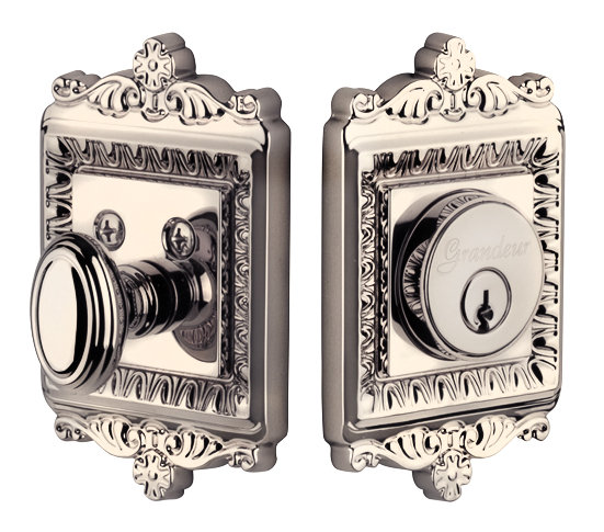 Windsor Single Cylinder Deadbolt, Antique Pewter, Keyed Alike, 2-3/8"