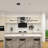 Fanchet 1 - Light Black LED Dimmable Kitchen Island Pendant