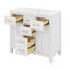 Ensemble de meuble-lavabo 36 po avec lavabo simple, armoire de rangement avec 4 tiroirs-575378874