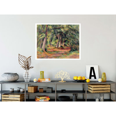 «Sous-bois» (Pres du Jas de Bouffan), impression giclée par Paul Cézanne
